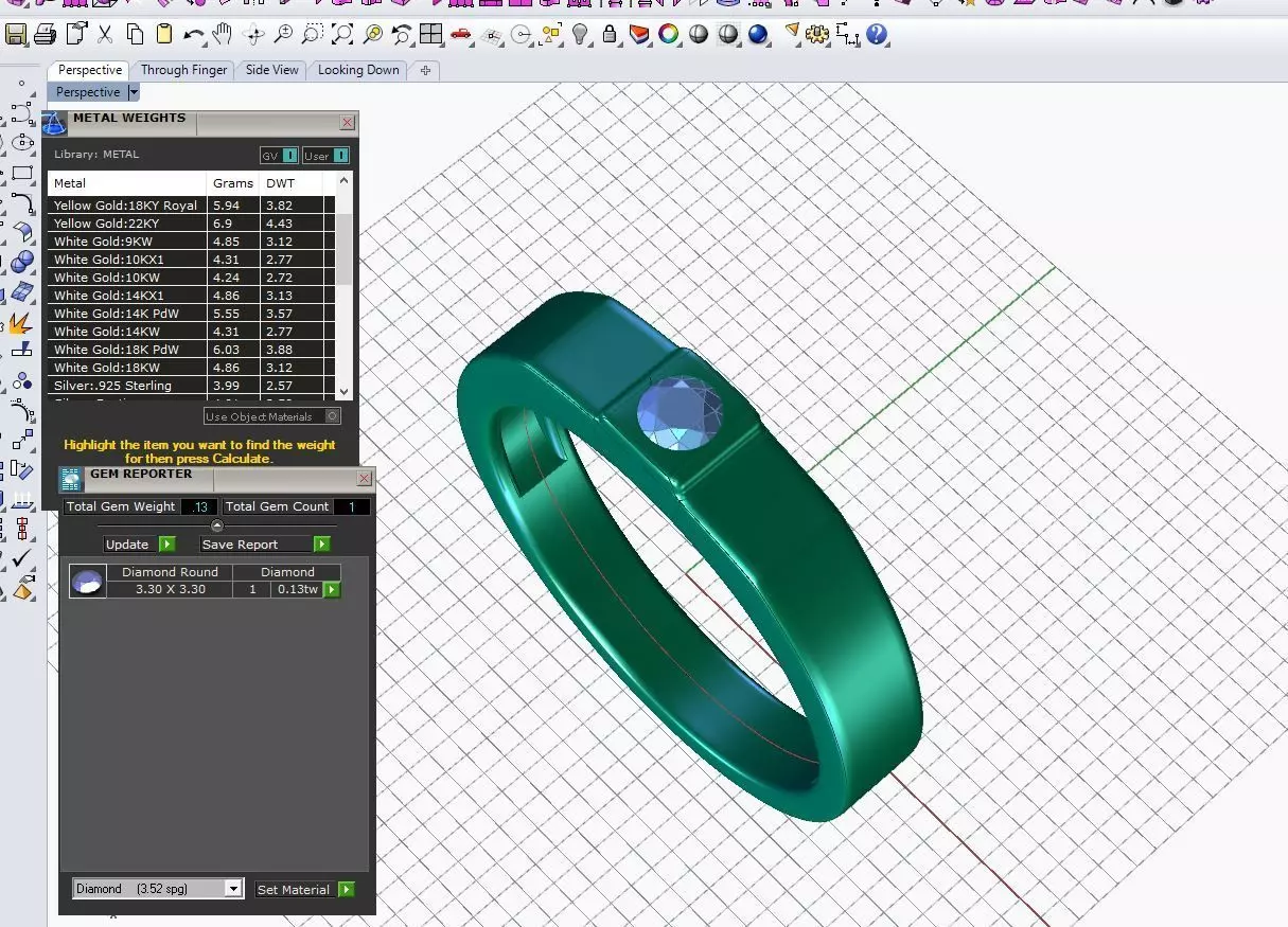 ZA009 MENRING 3D print model_6