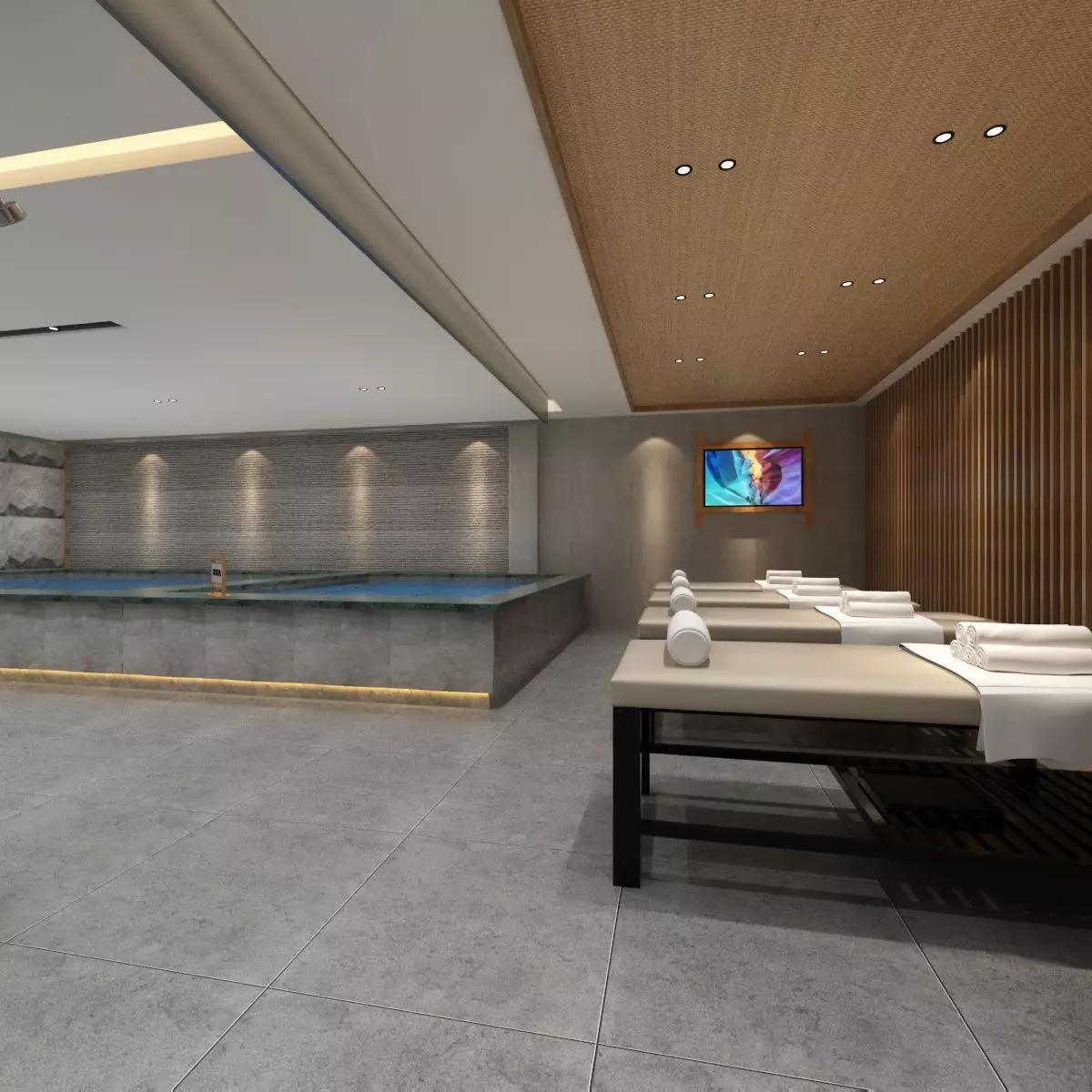 Spa Recreation Center 3D model_0