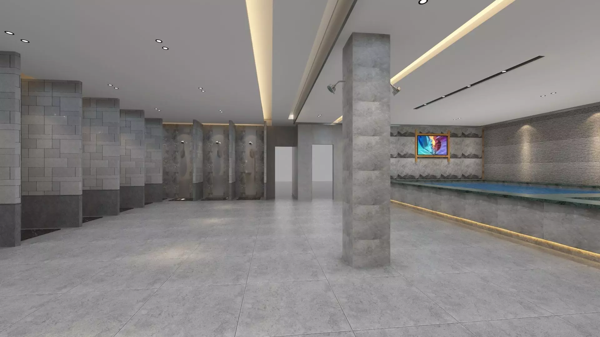 Spa Recreation Center 3D model_5