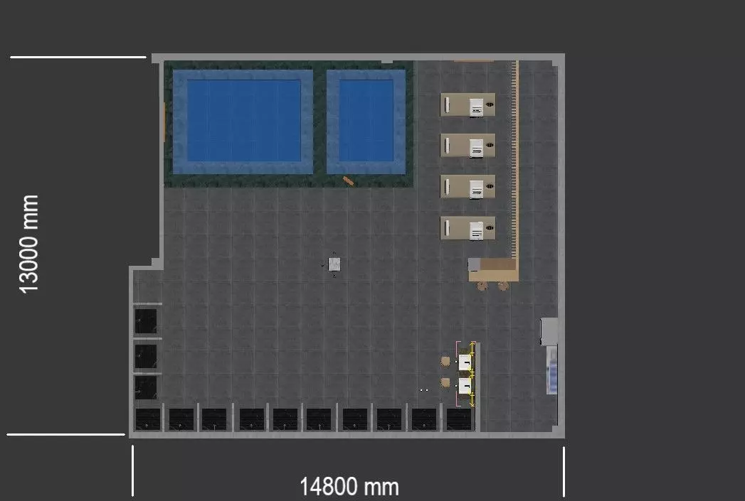 Spa Recreation Center 3D model_21