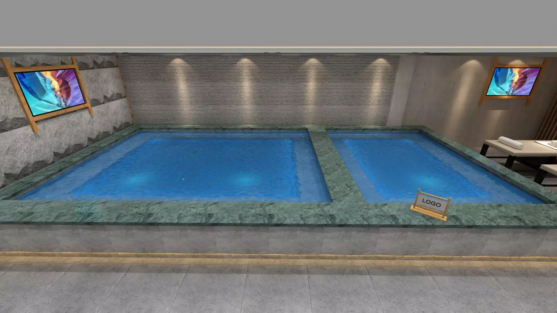 Spa Recreation Center 3D model_3