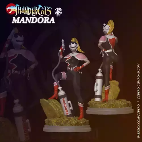 Mandora Evil Chaser Thundercats STL files 3D printing