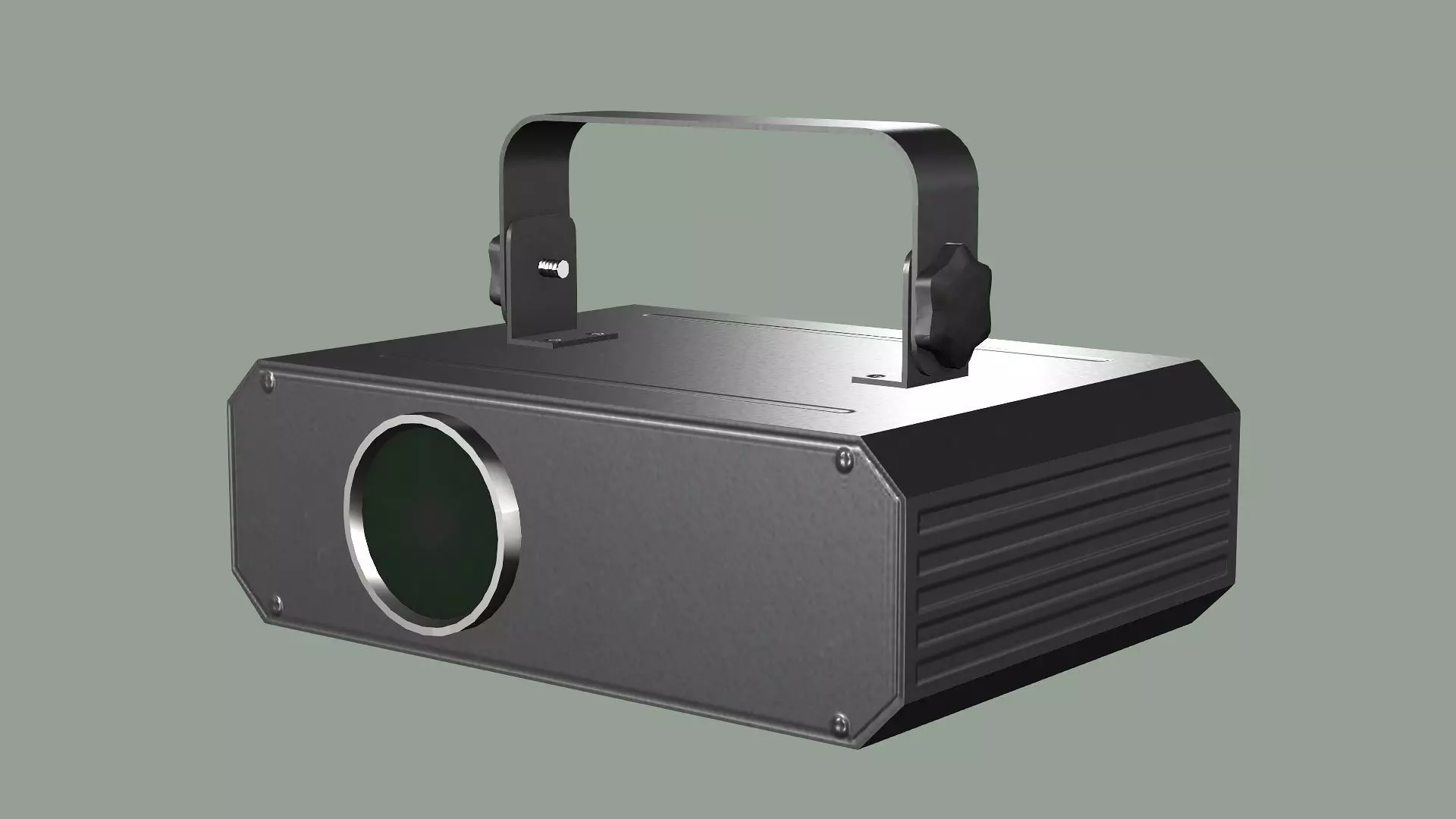 Pioneer Dj Native Traktor Music Set BLENDER 3D Model Low-poly 3D model_13