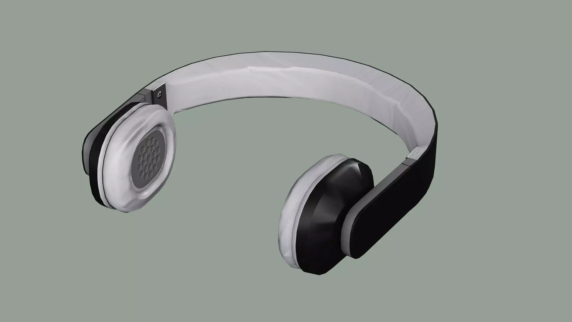 Pioneer Dj Native Traktor Music Set BLENDER 3D Model Low-poly 3D model_11