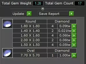 Oval Diamond Pendant 3D print model_17