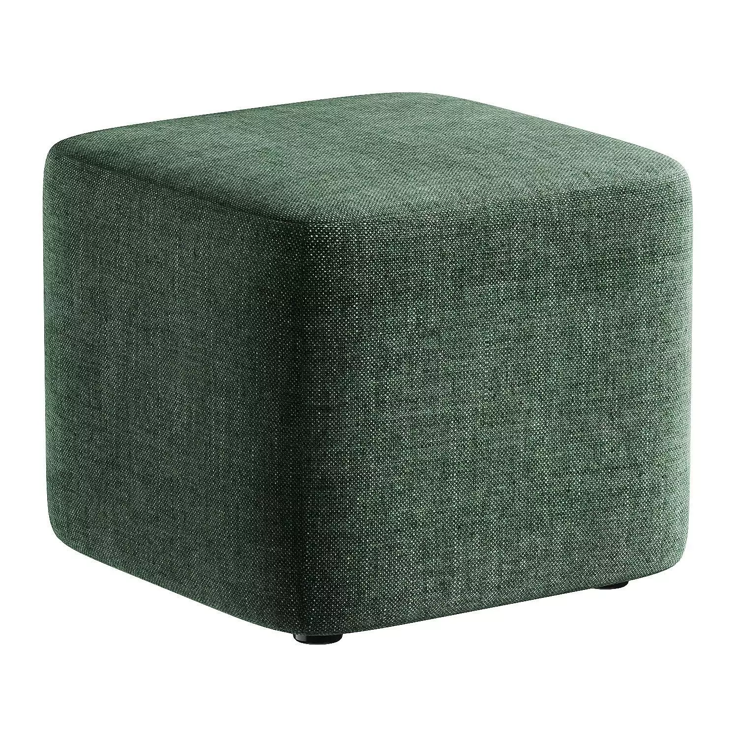 pouf green 4 3D model_0