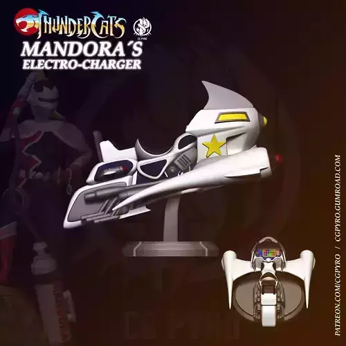 Mandoras Electric Charger Thundercats STL files 3D printing