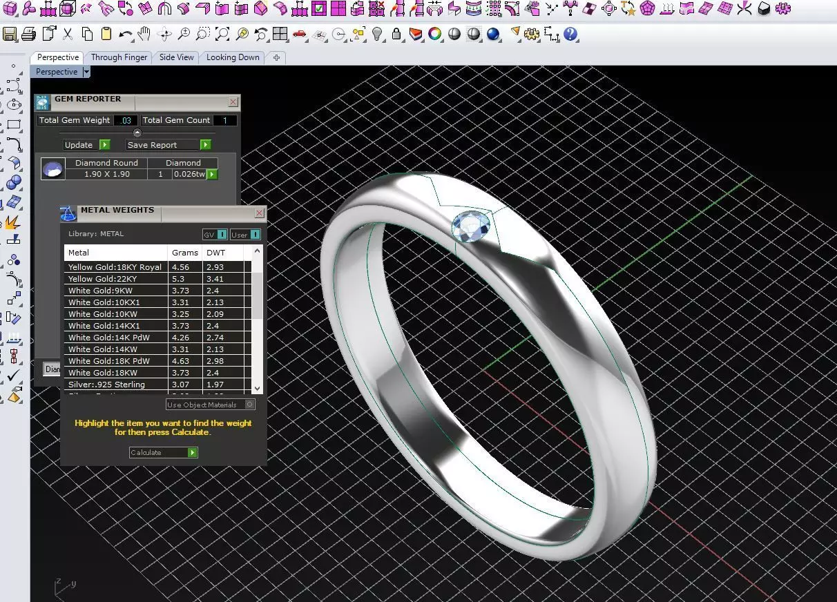 ZA011 MENRING 3D print model_8