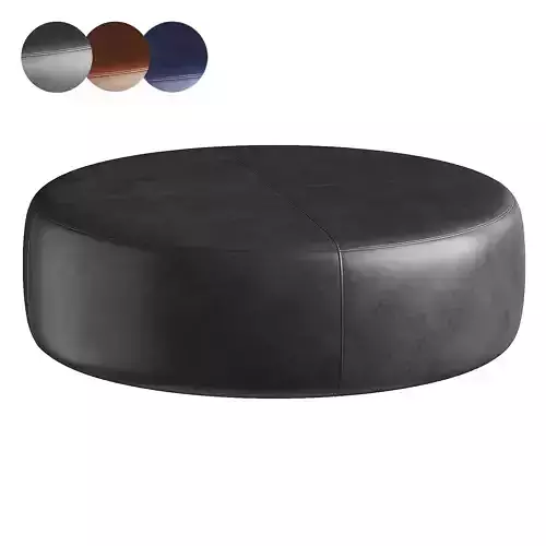 pouf leather