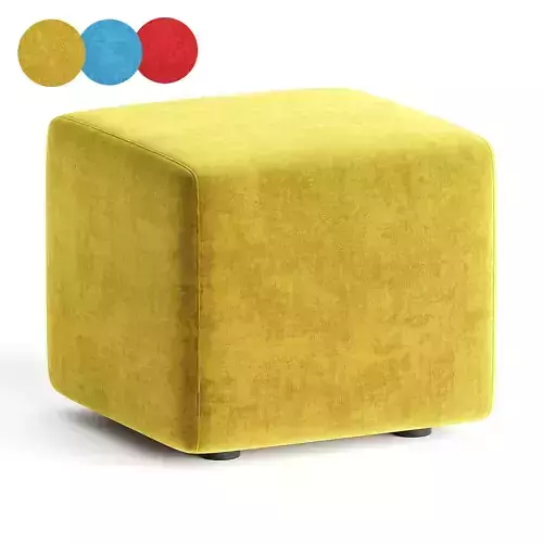 pouf yellow