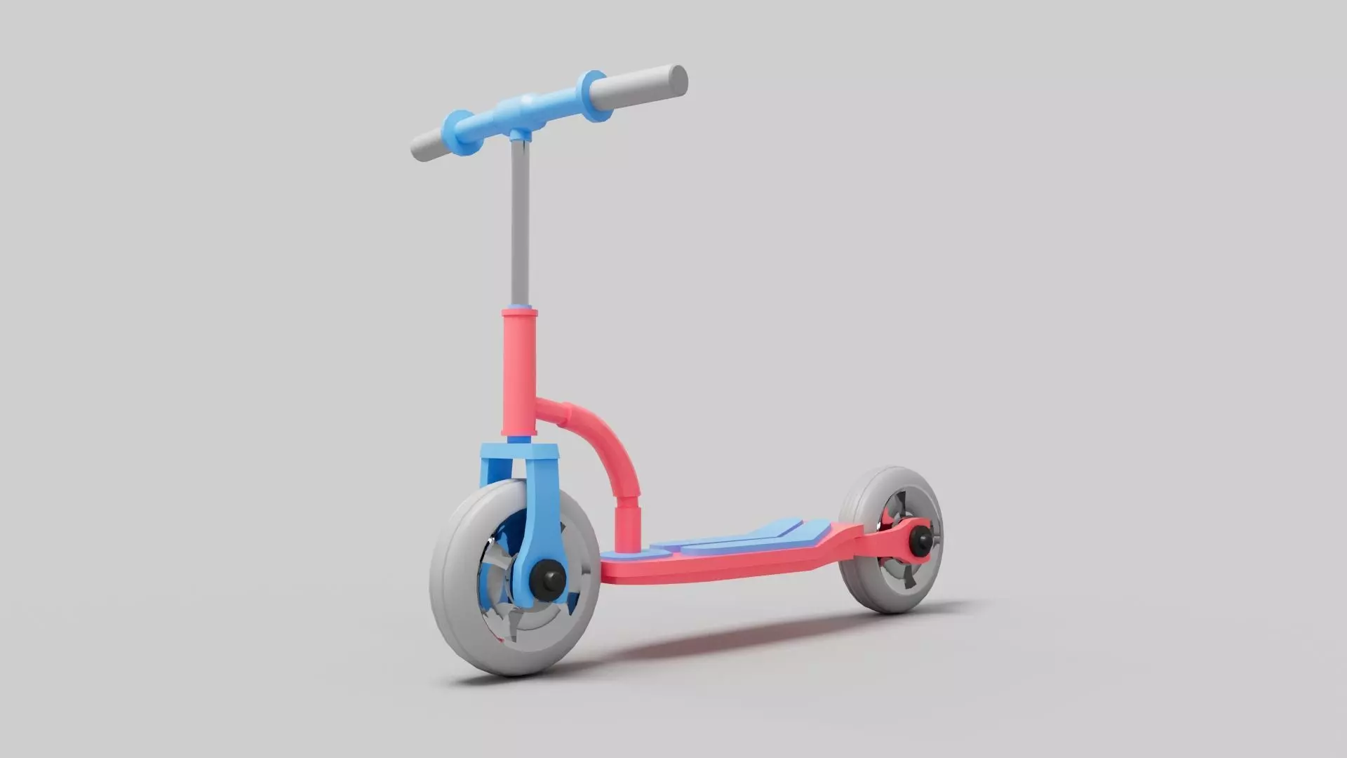 Cartoon Bike Pack - Rigged Motorbikes and Scooters Animation  Low-poly 3D model_15
