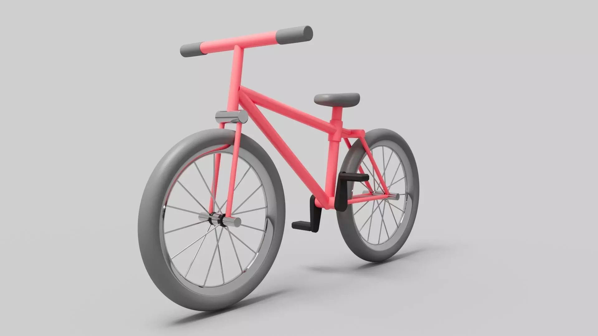 Cartoon Bike Pack - Rigged Motorbikes and Scooters Animation  Low-poly 3D model_6