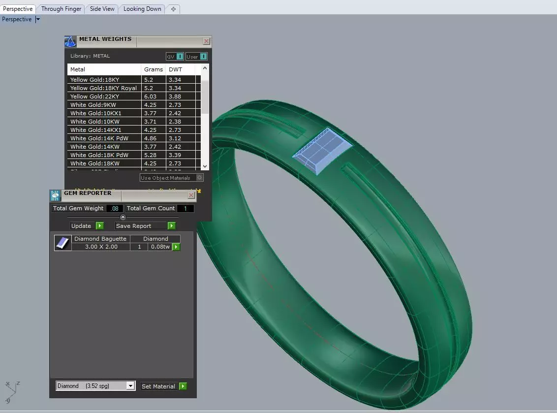 ZA013 MENRING 3D print model_8