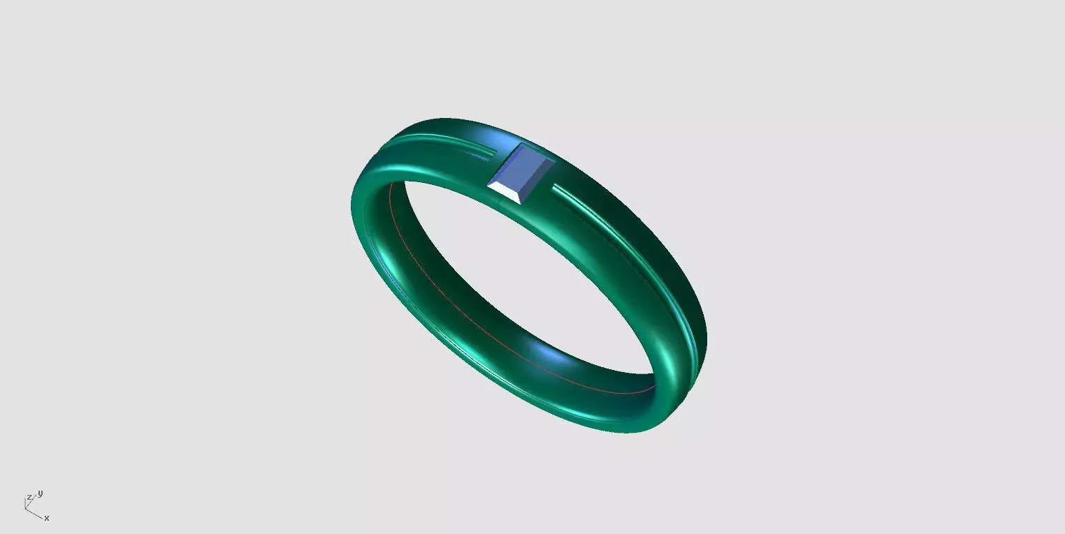 ZA013 MENRING 3D print model_6