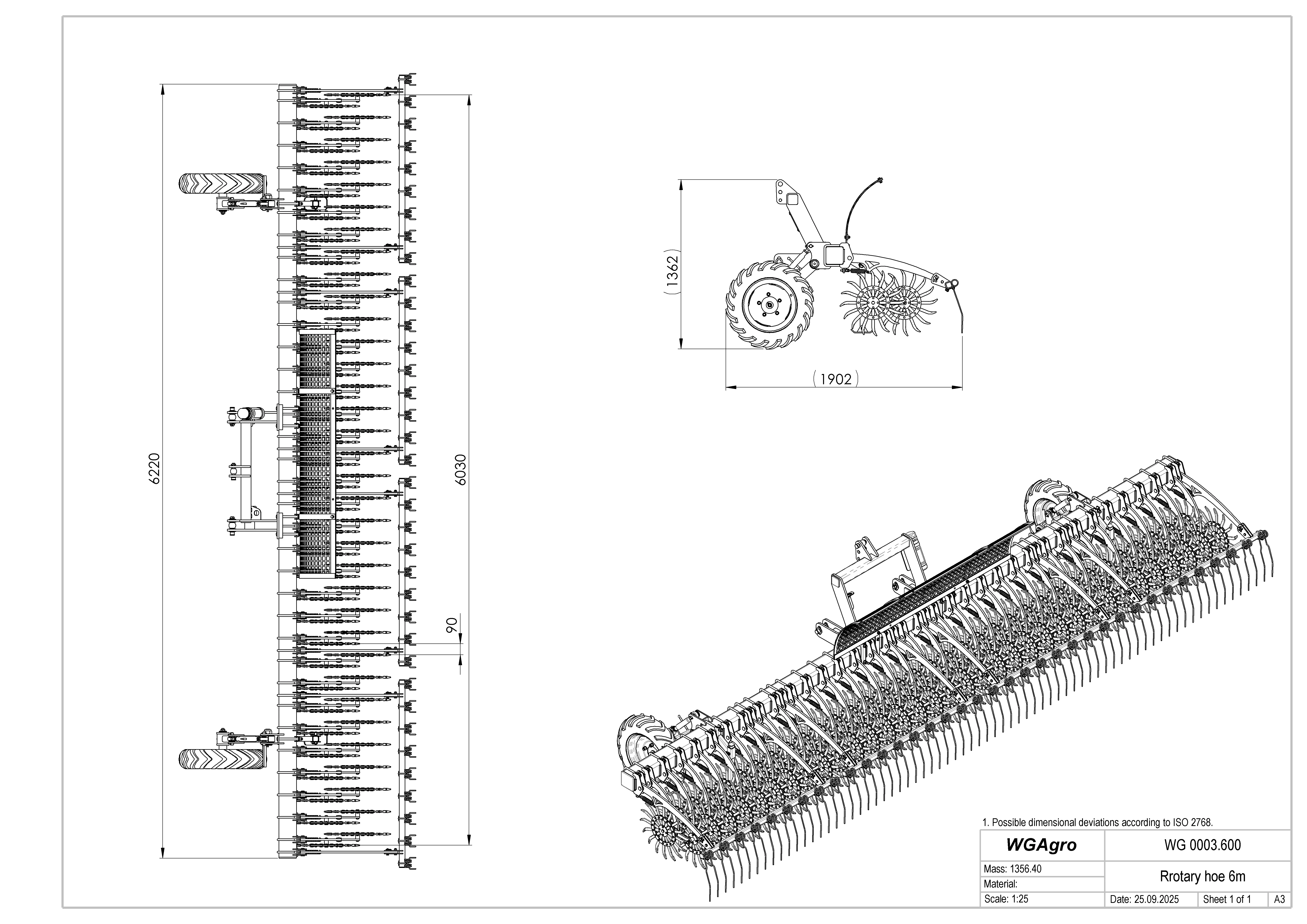 WG 0003 - Complete range of 3 rotary harrow 3D model_4