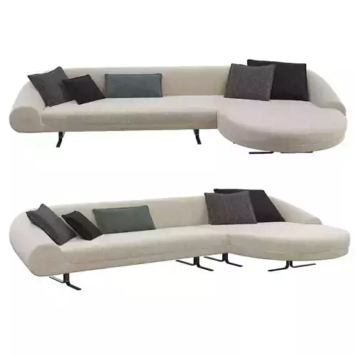 Modern Sofa Airstrike chaise lounge