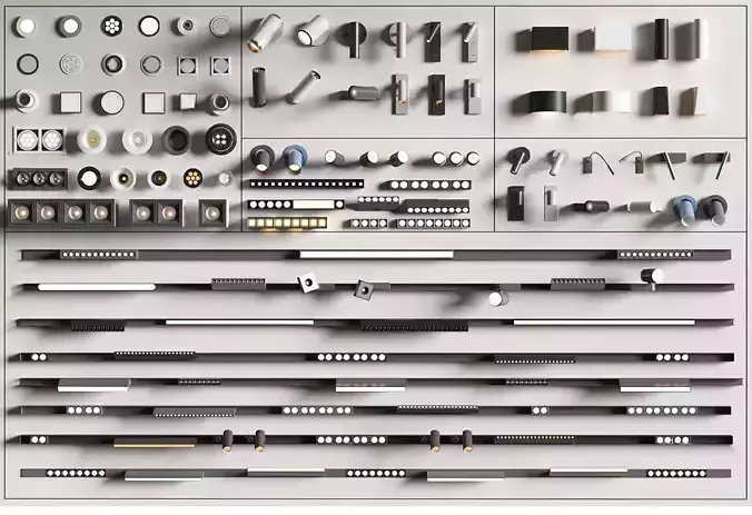 lights Tracklights  downlights spotlights Recessedlight