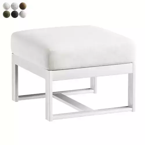 pouf white 3