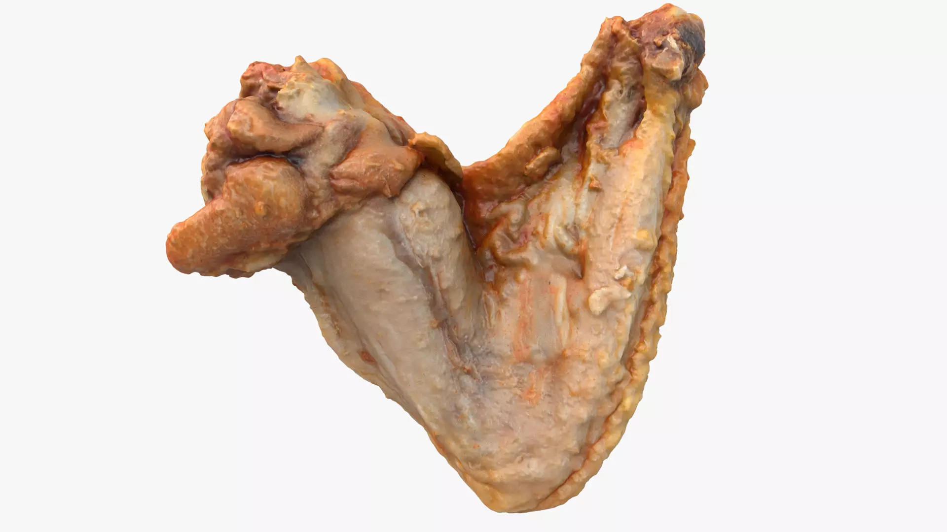 Chicken and a Parts Low-poly 3D model_13