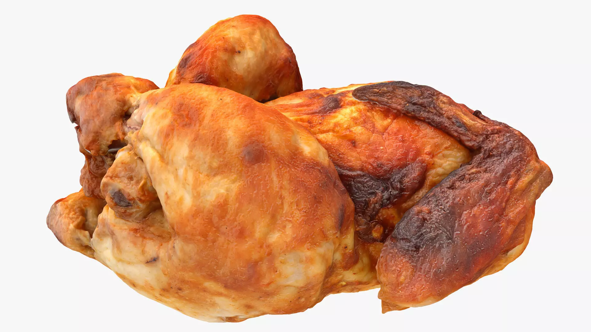Chicken and a Parts Low-poly 3D model_8
