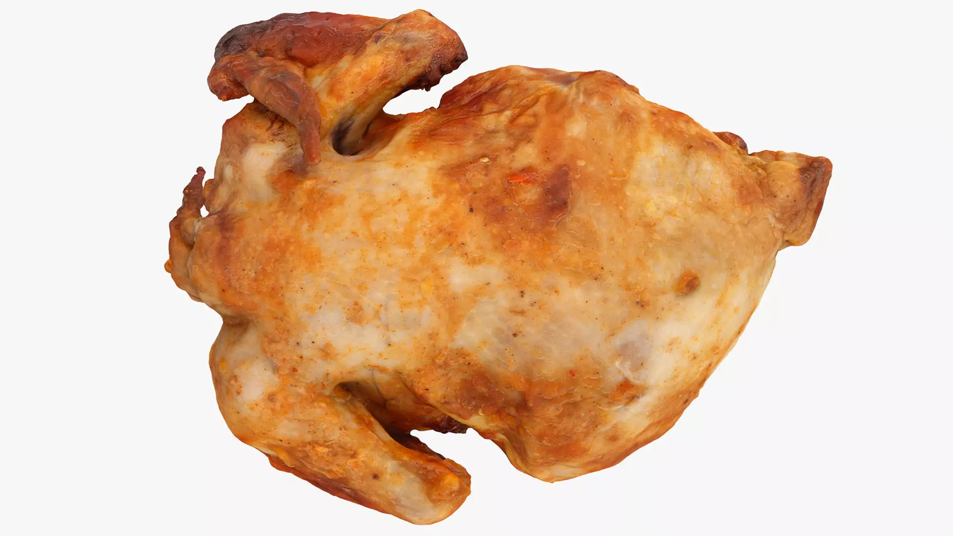 Chicken and a Parts Low-poly 3D model_7
