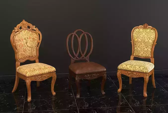 Classic European Style Chairs Collection 2