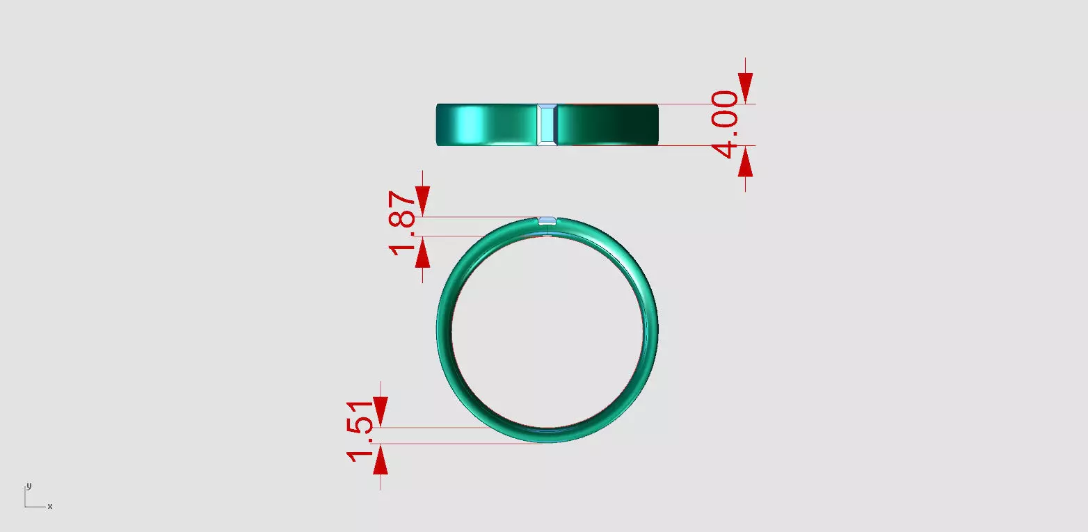 ZA016 MENRING 3D print model_7