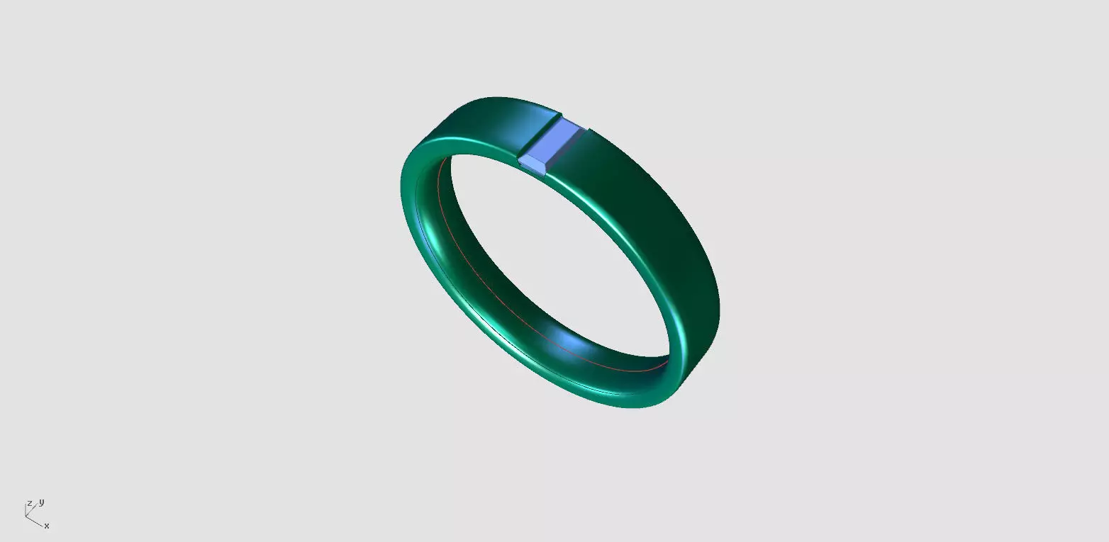 ZA016 MENRING 3D print model_6