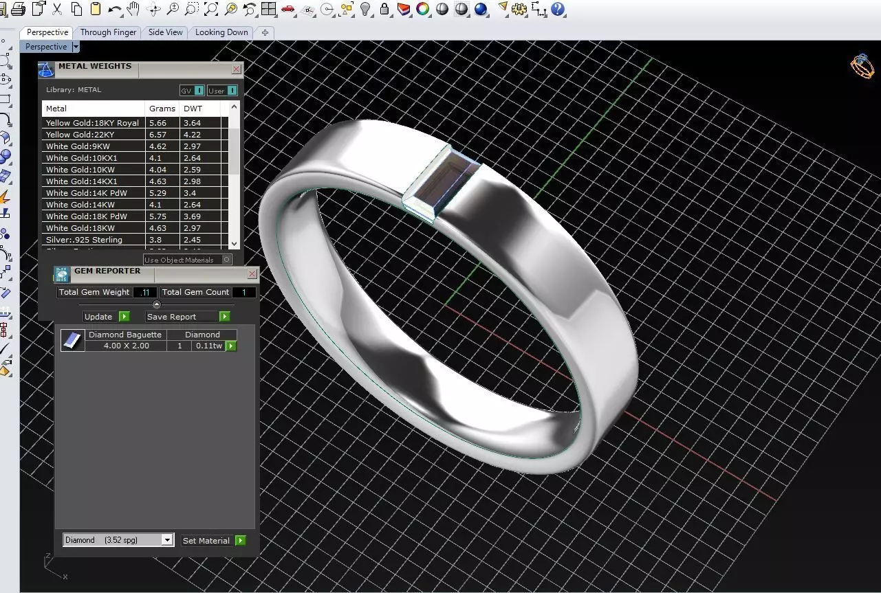 ZA016 MENRING 3D print model_8