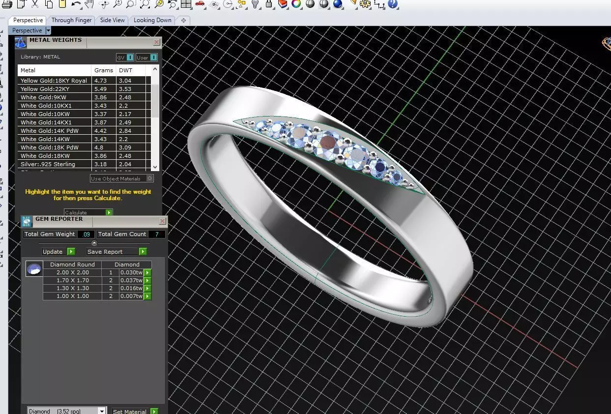 ZA017 MENRING 3D print model_8