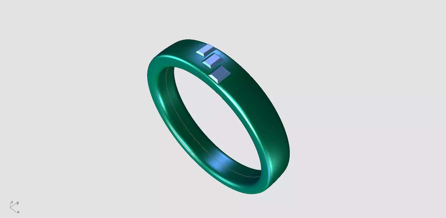 ZA018 MENRING 3D print model_6
