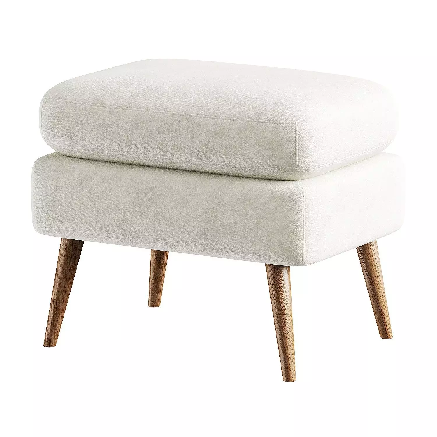 pouf white 5 3D model_5