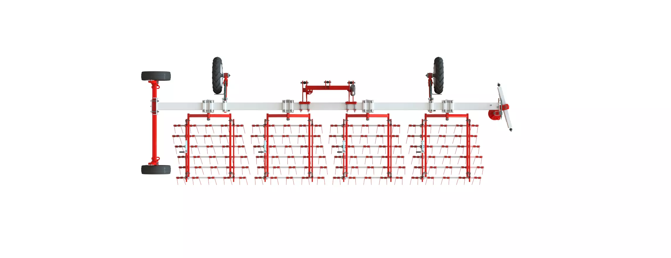 WG 0009 - Complete range of 5 flex harrow 3D model_26
