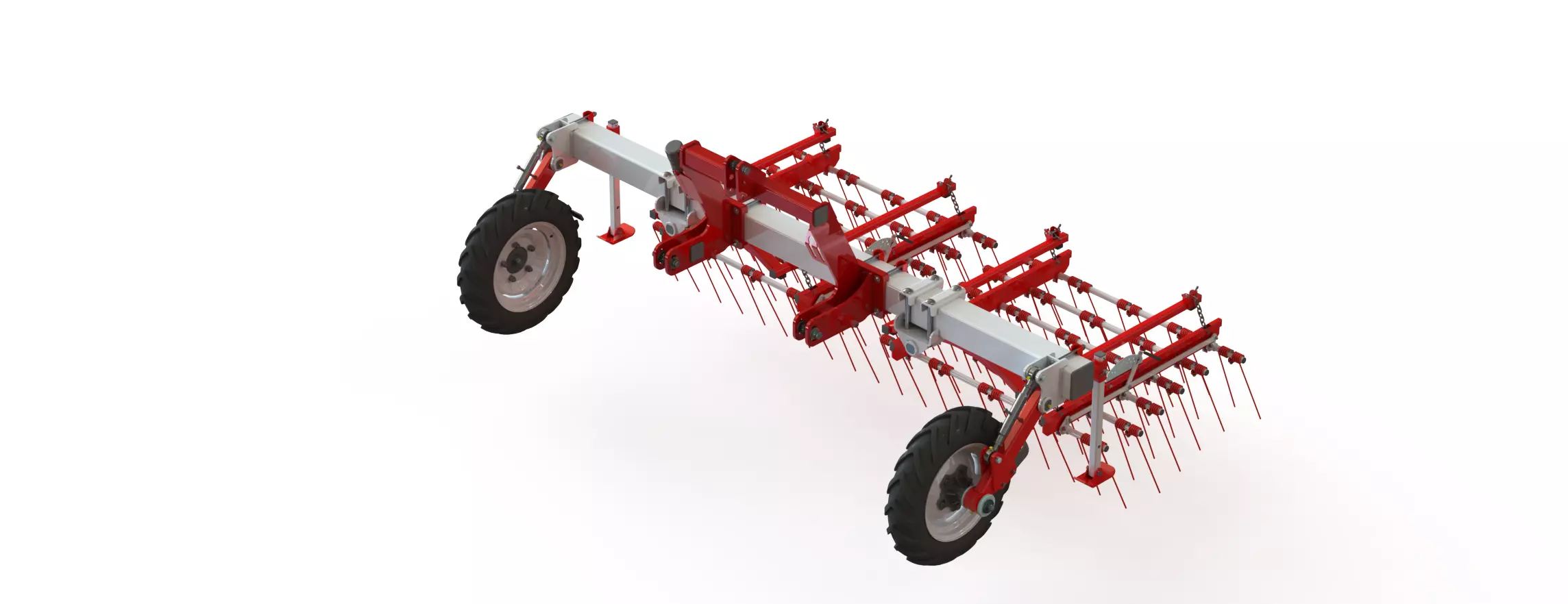 WG 0009 - Complete range of 5 flex harrow 3D model_7