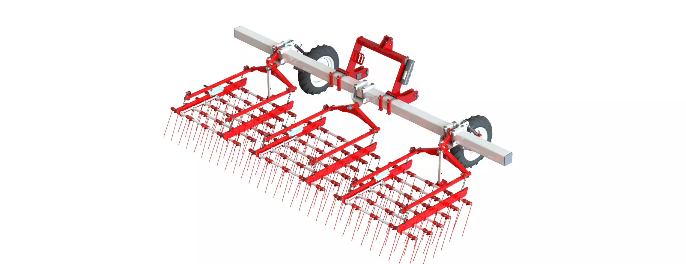 WG 0009 - Complete range of 5 flex harrow 3D model_17