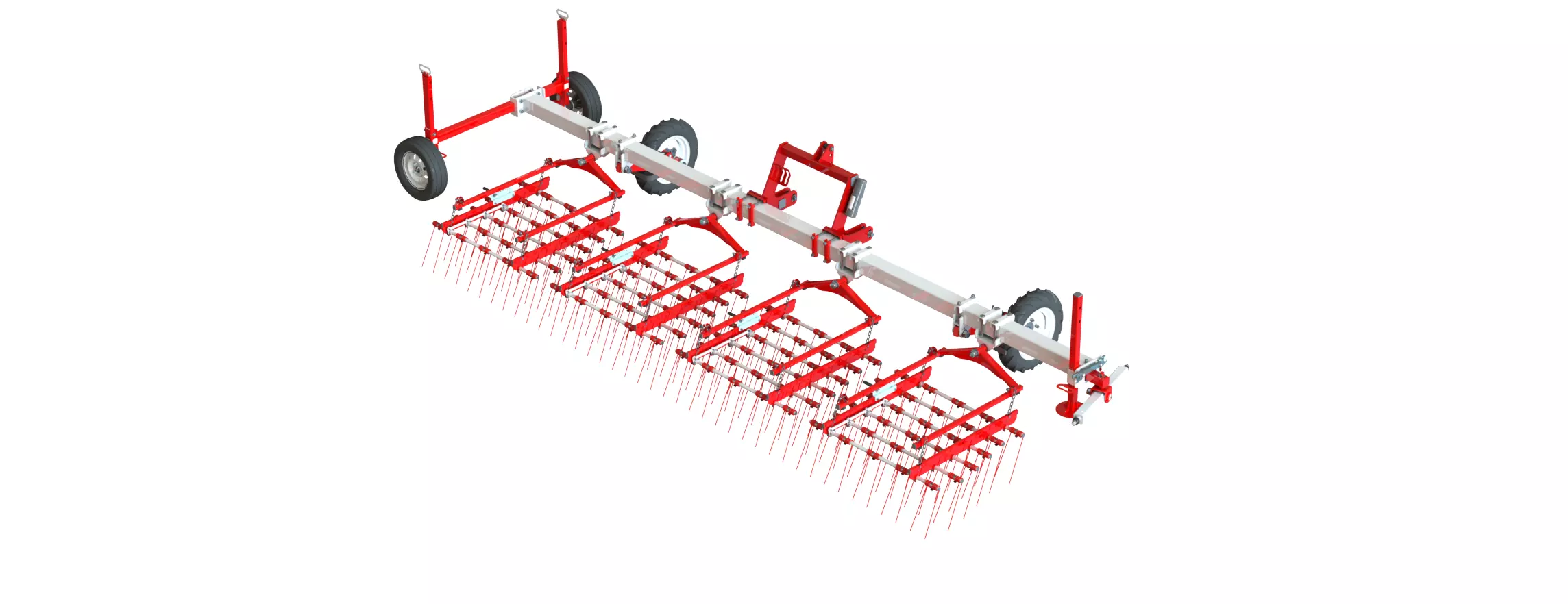 WG 0009 - Complete range of 5 flex harrow 3D model_25
