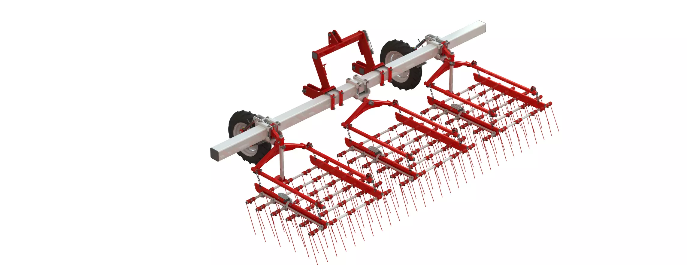 WG 0009 - Complete range of 5 flex harrow 3D model_14