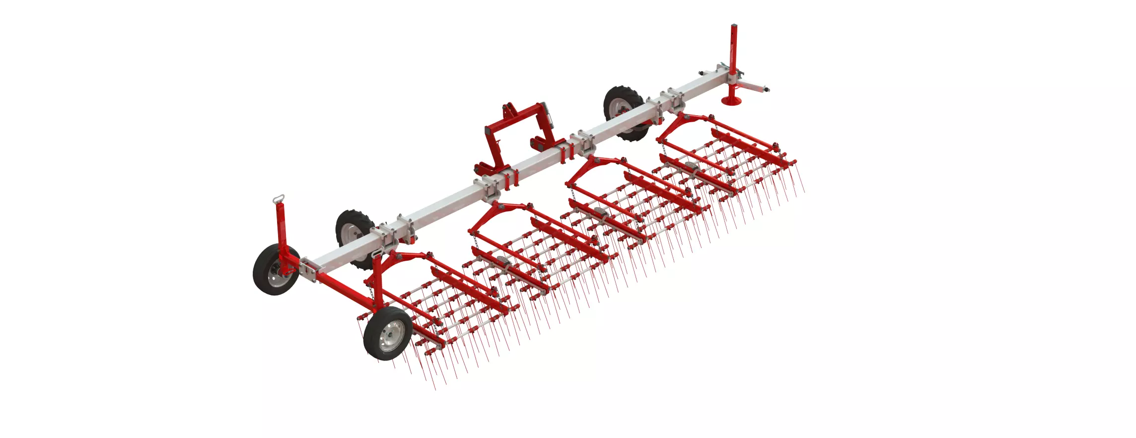 WG 0009 - Complete range of 5 flex harrow 3D model_0