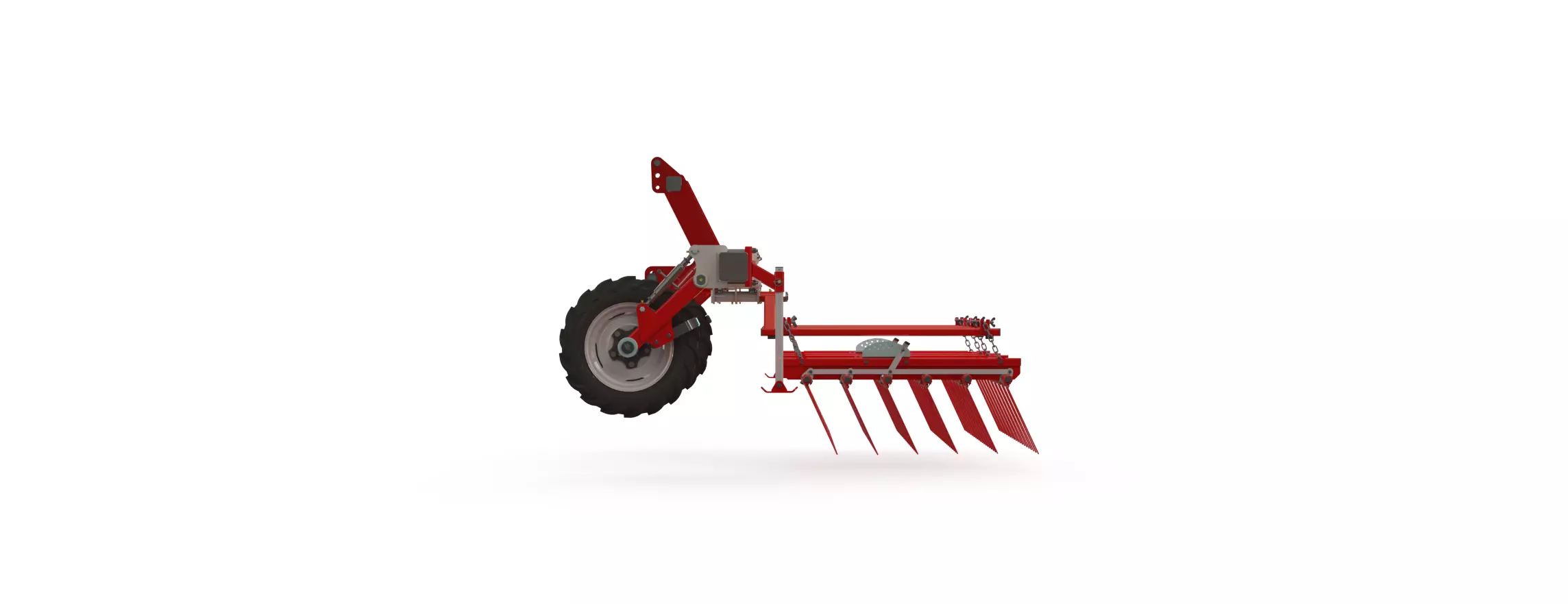 WG 0009 - Complete range of 5 flex harrow 3D model_11