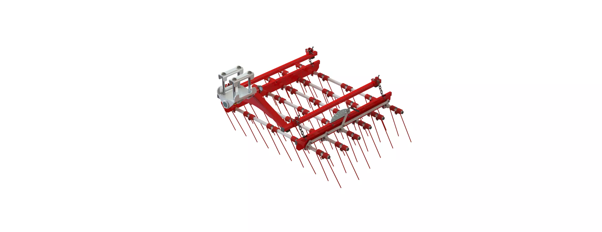 WG 0009 - Complete range of 5 flex harrow 3D model_6