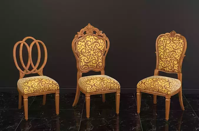 Classic European Style Chairs Collection 3