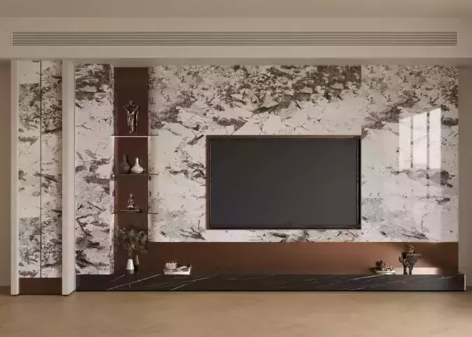 marble feature wall