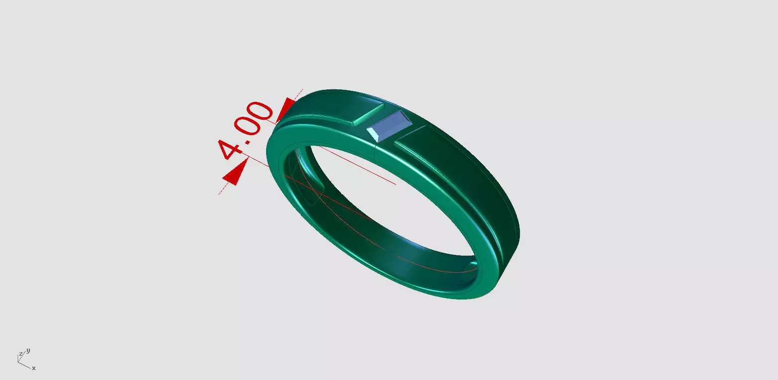 za020 menring 3D print model_6