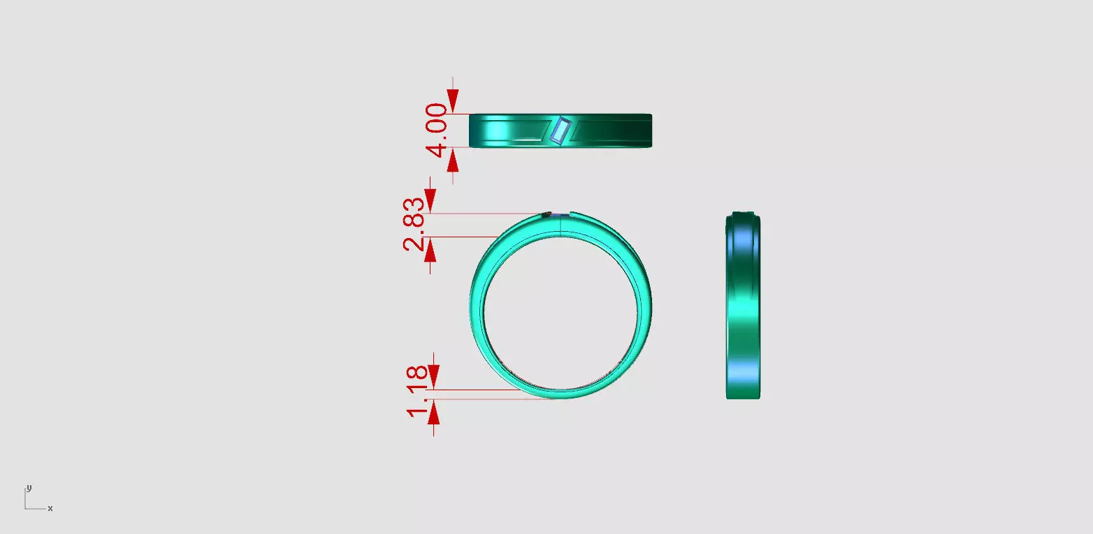 za020 menring 3D print model_7