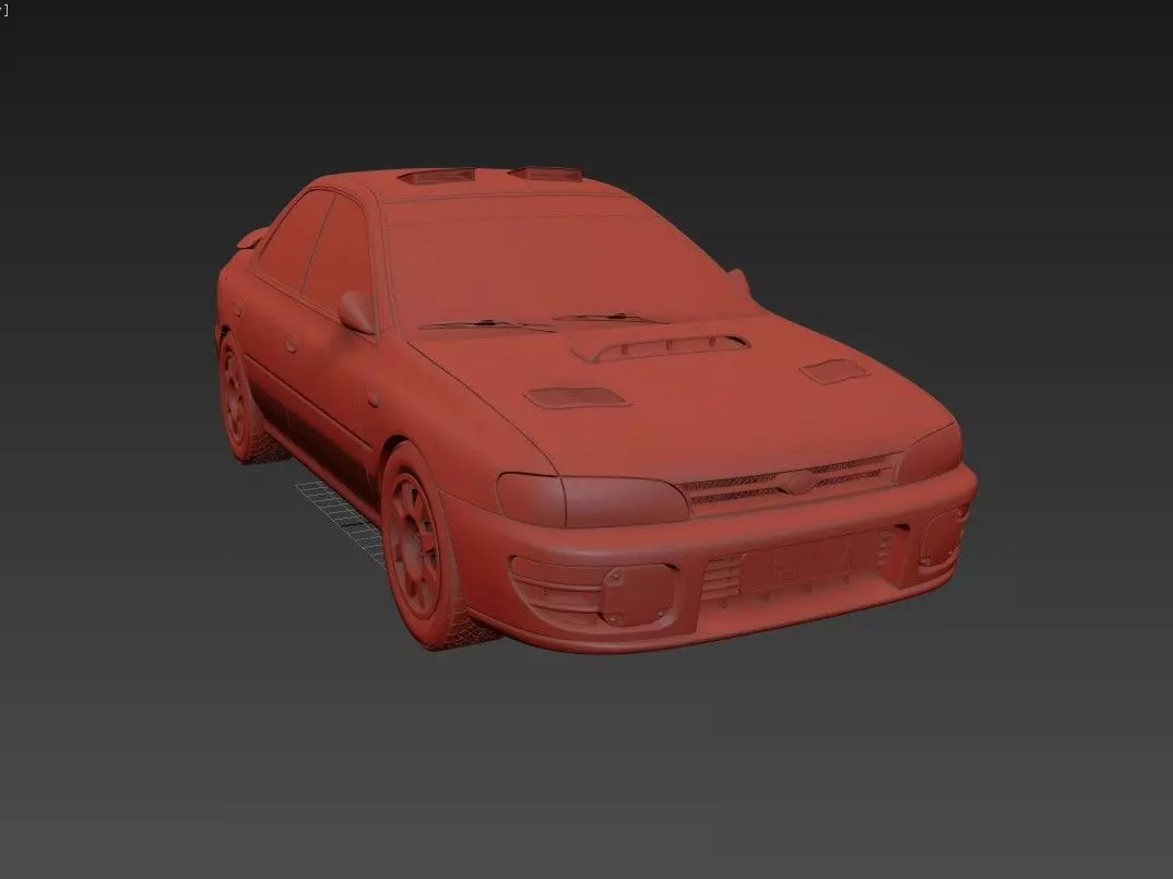 Subaru Impreza Sti Rally Car 3D model_10