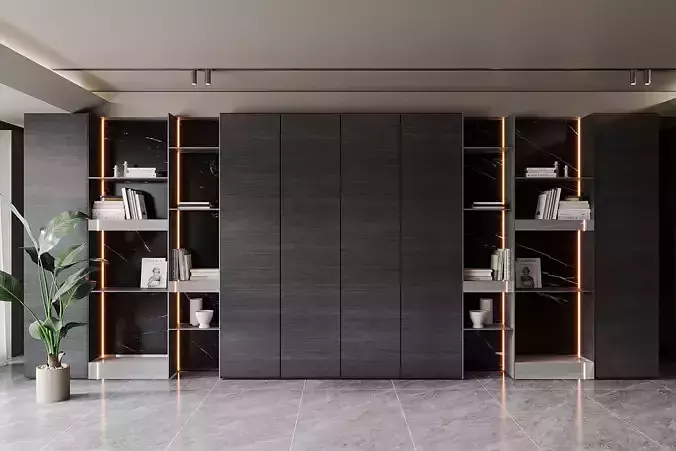 Living room decorative cabinet