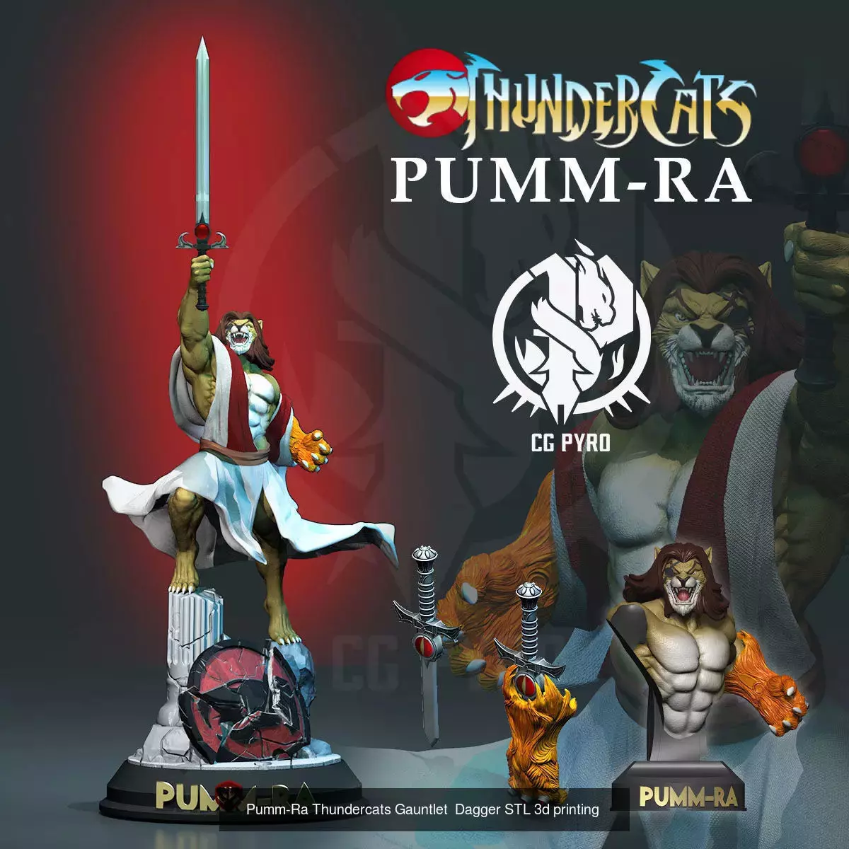 Thundercats collection 30 characters and 40 busts CG Pyro _13