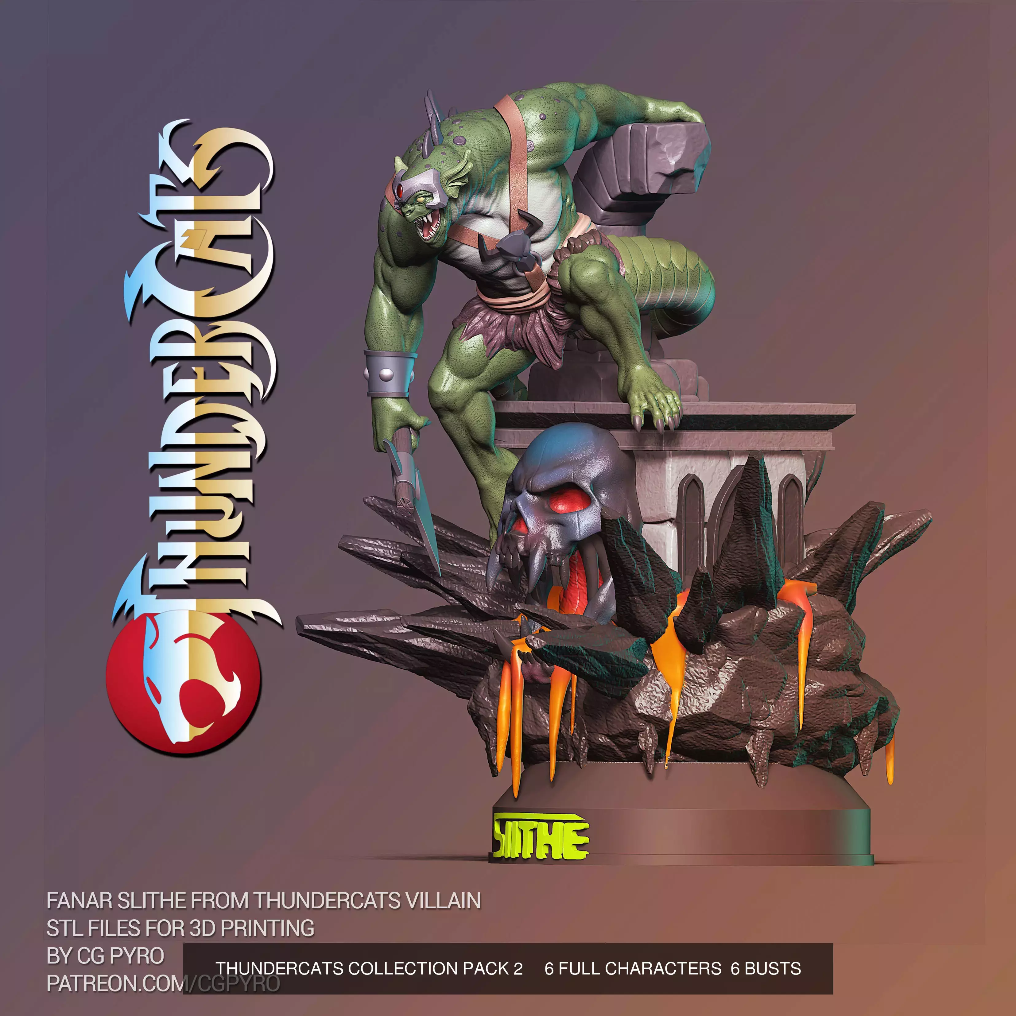 Thundercats collection 30 characters and 40 busts CG Pyro _12