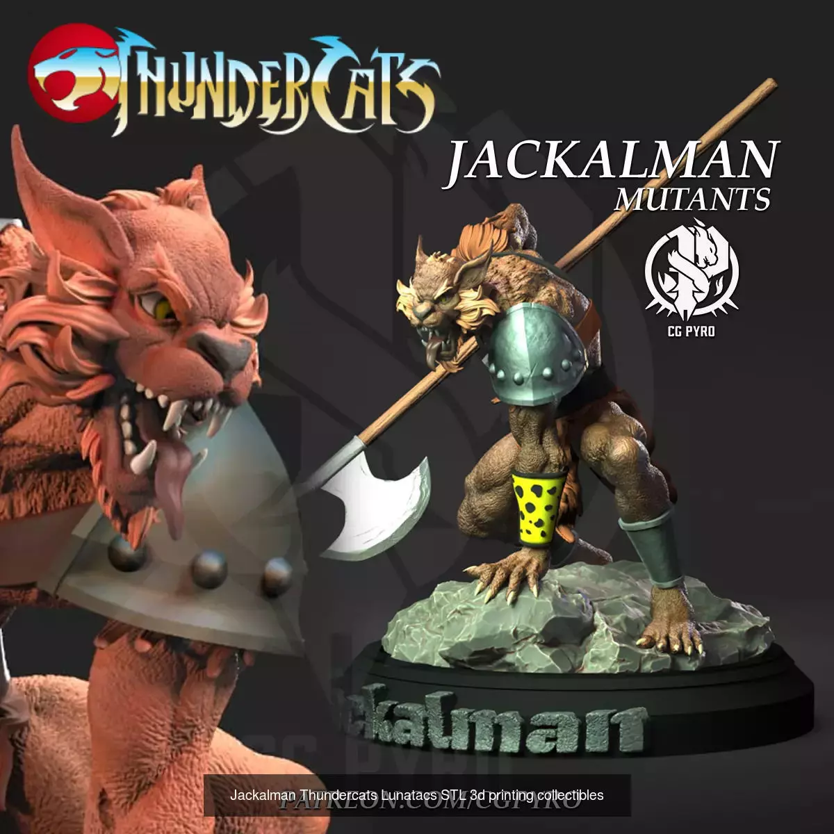 Thundercats collection 30 characters and 40 busts CG Pyro _20