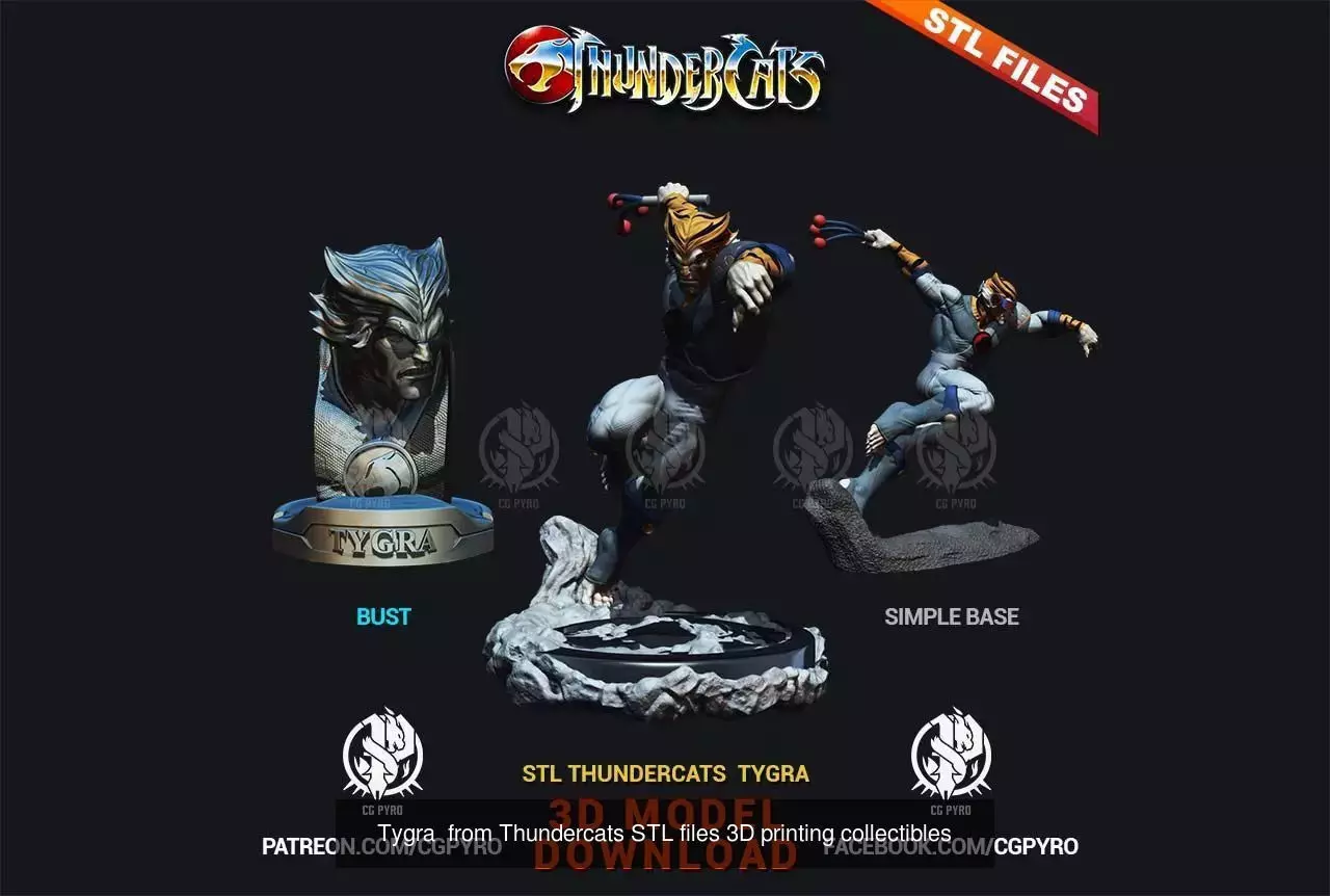 Thundercats collection 30 characters and 40 busts CG Pyro _28